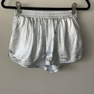 Kate Kasin Metallic disco shorts small
